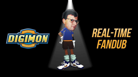 One Man Digimon Dub (not good, don't watch) - Real-Time Fandub