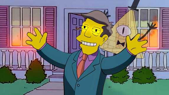 Steamed Hams but Everyone Gets Possessed by Bill Cipher
