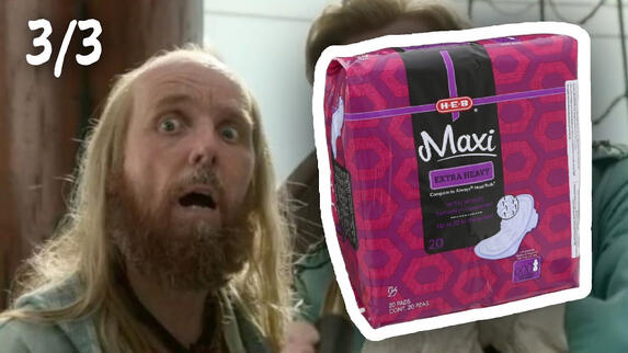 (3/3) Our Flag Means Death characters if you ask them to buy you pads