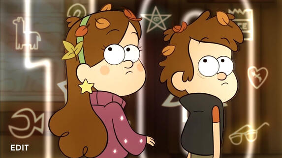 fragments [edit loop : Gravity Falls]